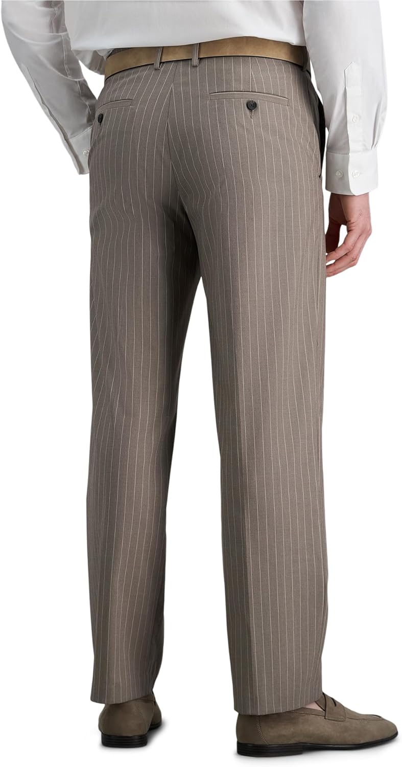 Haggar Men's JMH Premium Stretch Classic Fit Suit Separates - Pants & Jackets Taupe