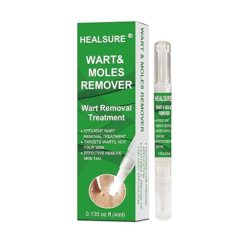 Gonnjunm Bolígrafo para el cuidado de verrugas para manchas en la piel, 0.1 fl oz, soporte diario suave para manos, pies y dedos de los pies con