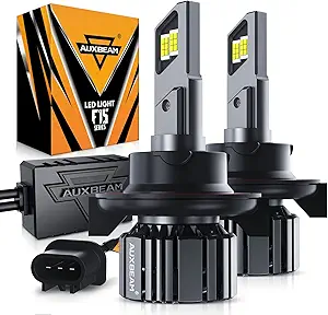 Auxbeam F15 Series H13/9008 Light Bulbs with Five-Layer Cooling