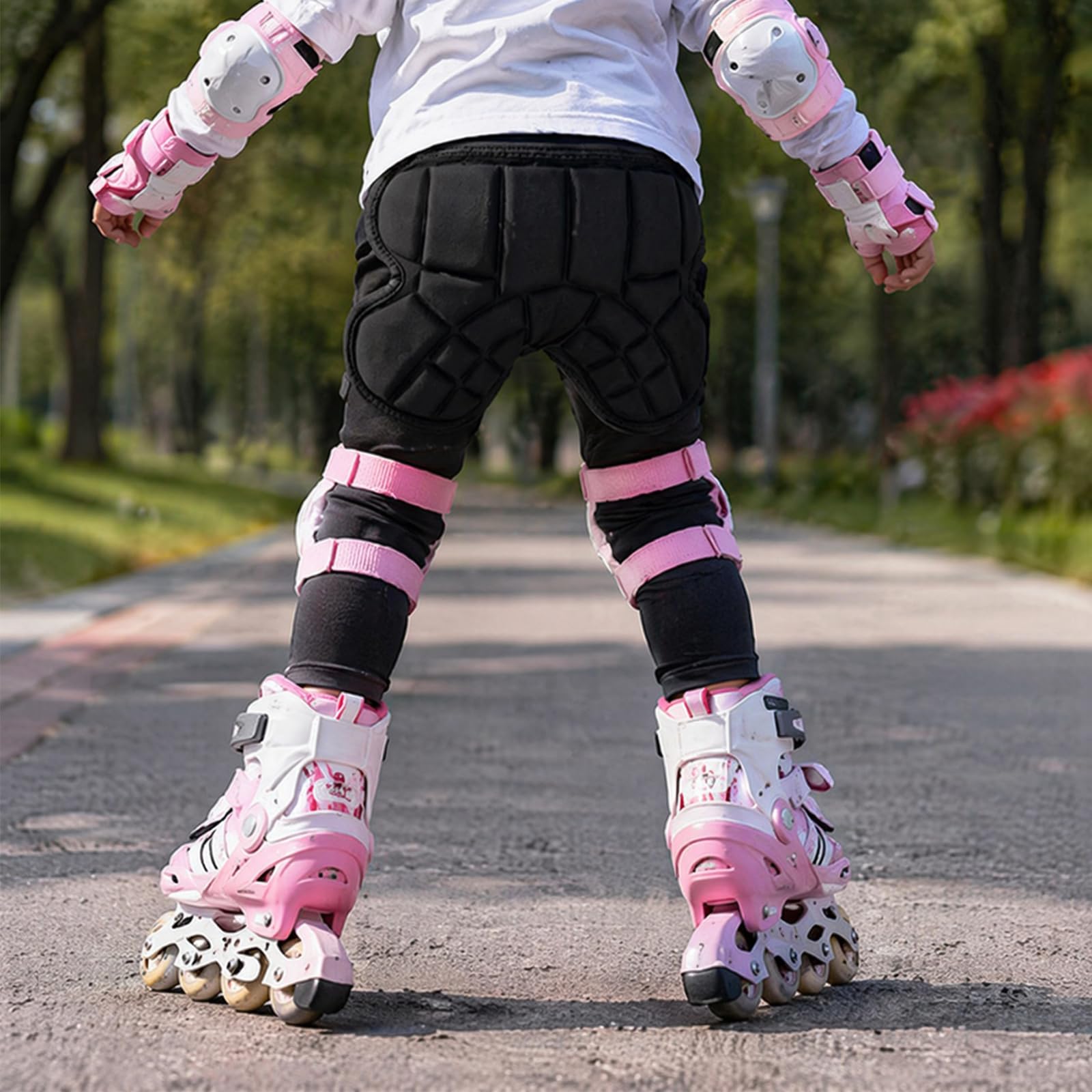 Pantaloncini imbottiti con protezione 3D | Pantaloncini imbottiti con protezione 3D EcoGleam, protezioni per fianchi, protezione addensata, pantaloncini imbottiti per