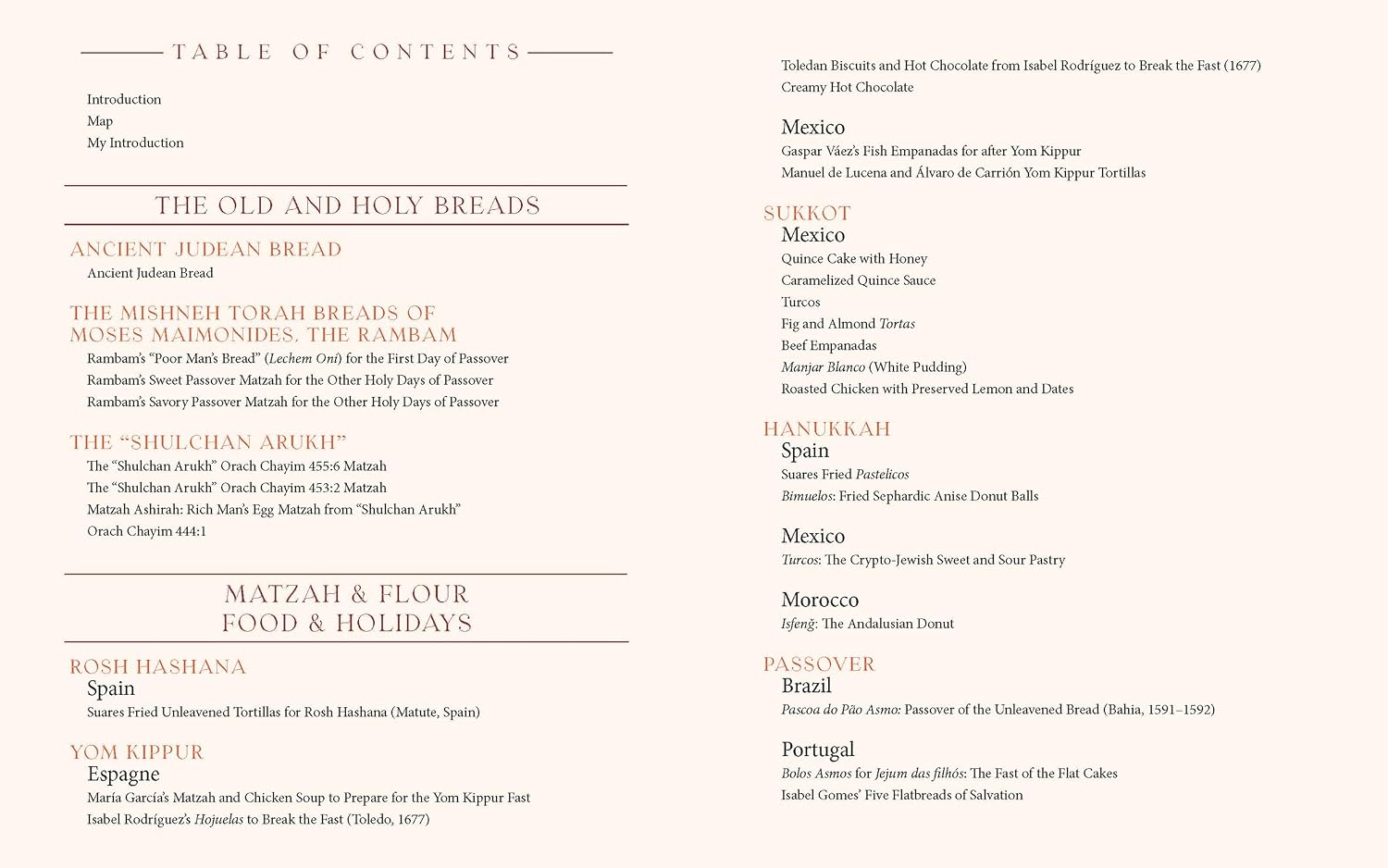 Matzah and Flour: Recipes from the History of the Sephardic Jews