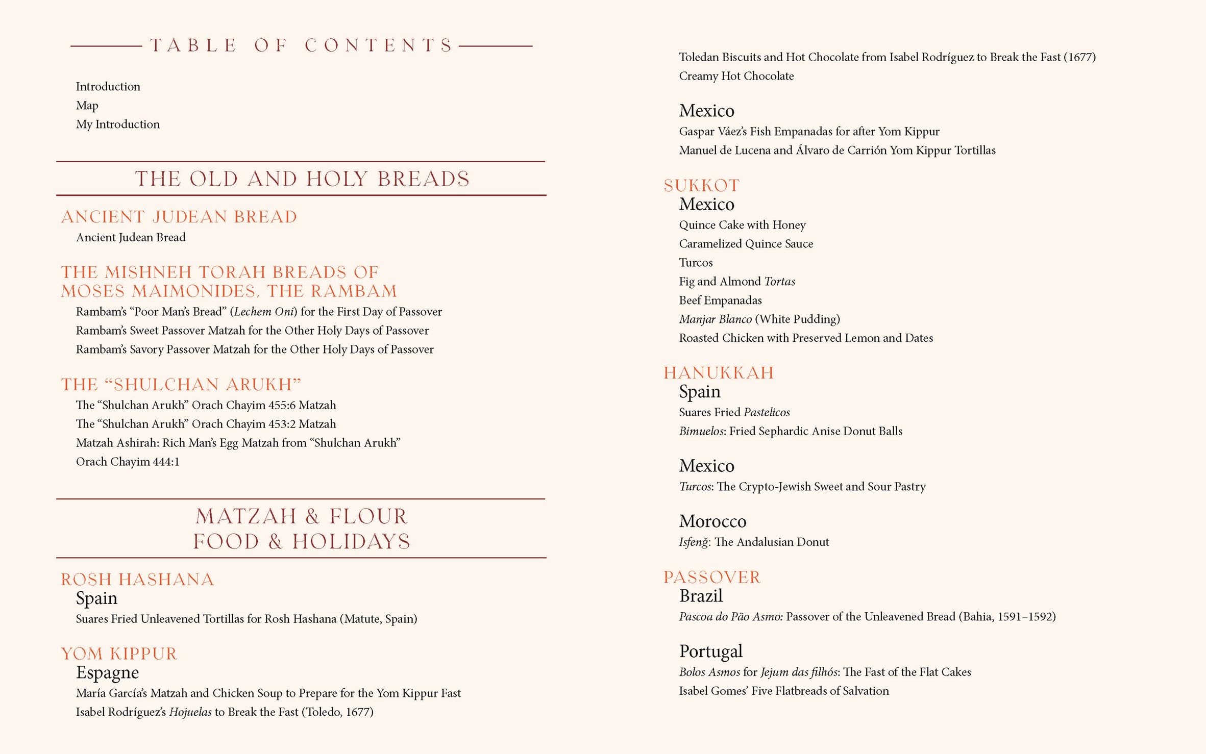 Matzah and Flour: Recipes from the History of the Sephardic Jews