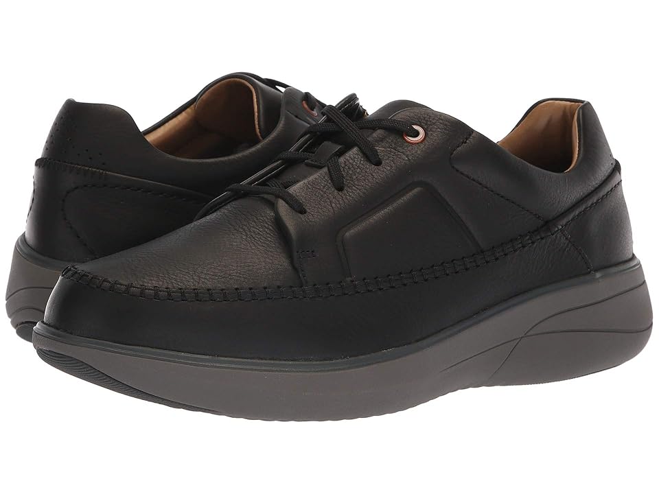 

Clarks Un Rise Lace (Black Leather) Men's Lace up casual Shoes