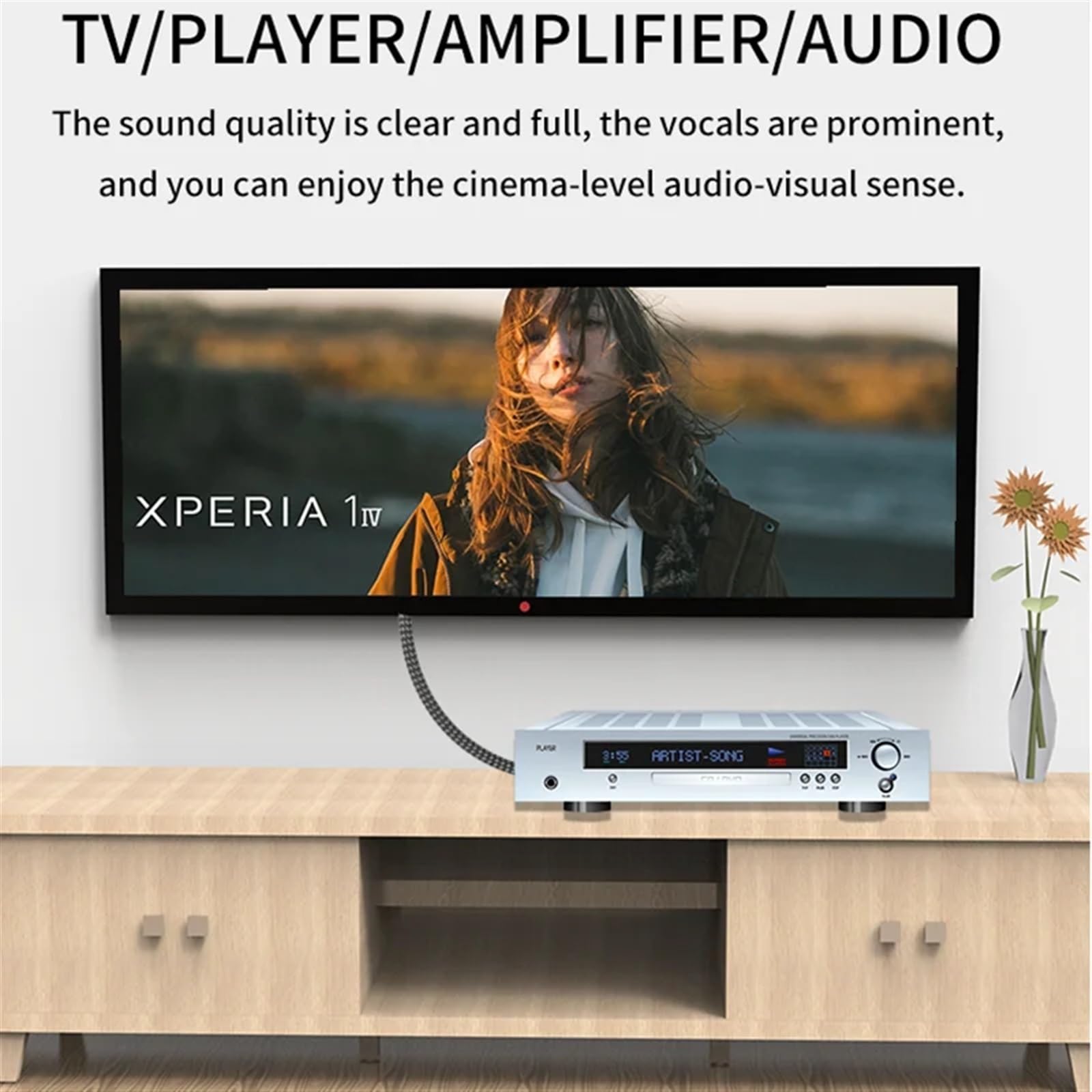 5.1 Cavo coassiale in Fibra Ottica Digitale HiFi for Amplificatore for Lettore Dvd Altoparlante Audio SPDIF for la casa(3-m)