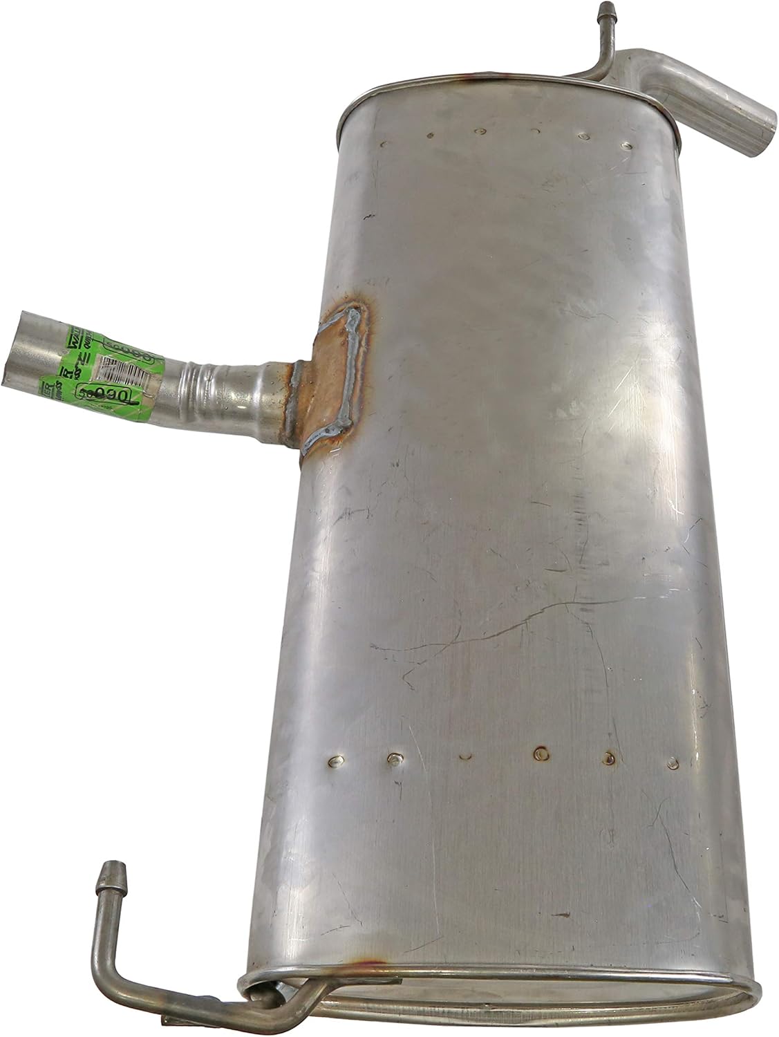 Walker Quiet-Flow SS 70017 Direct Fit Exhaust Muffler Assembly 2" Inlet (ID) 2" Outlet (OD) for Jeep Cherokee