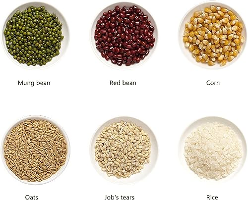 Miniatura 9 de Juego de 3 recipientes de almacenamiento de arroz y granos, plástico duradero sin BPA, dispensador giratorio de 360 grados con tapa extraíble,