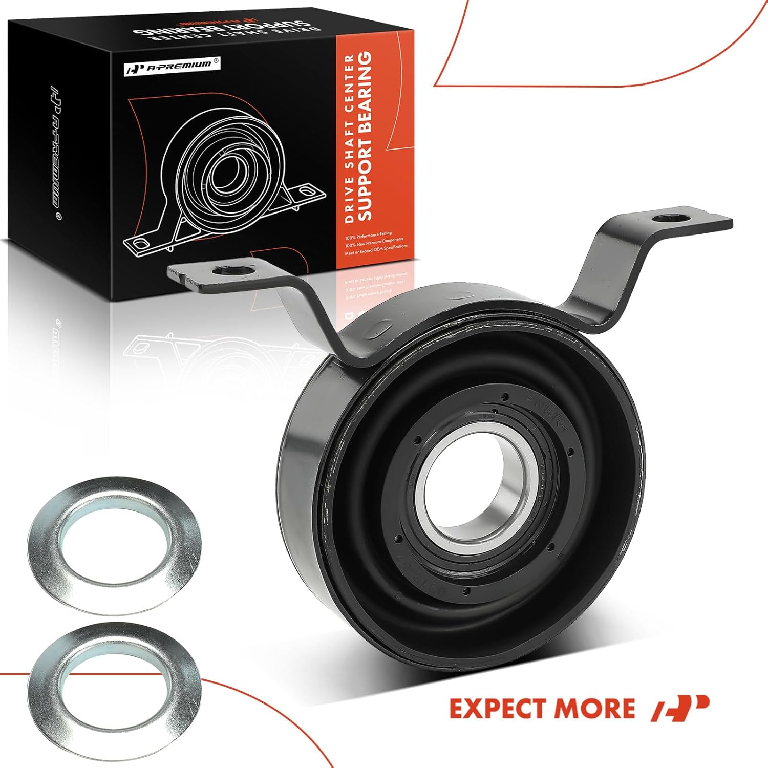 A-Premium Rear Drive Shaft Center Support Bearing Compatible with Land Rover Range Rover Sport 2006-2013, Driveshaft Carrier Bearing