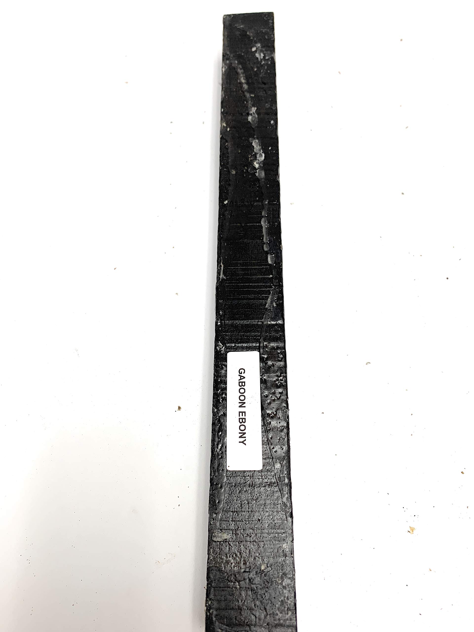 Beautiful Ebony Gaboon Wood: (1-1/2" x 1-1/2" x 12")