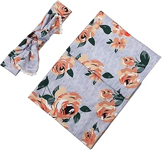 Toddmomy 2 Pçs/Conjunto Cobertor Recém-Nascido Orgânico Enfaixado Infantil Tiaras Recém-Nascidos Enfaixado Infantil Manta Foto Do Bebê Cobertor De Foto Do Bebê Enfaixado Saco Enfaixado Com