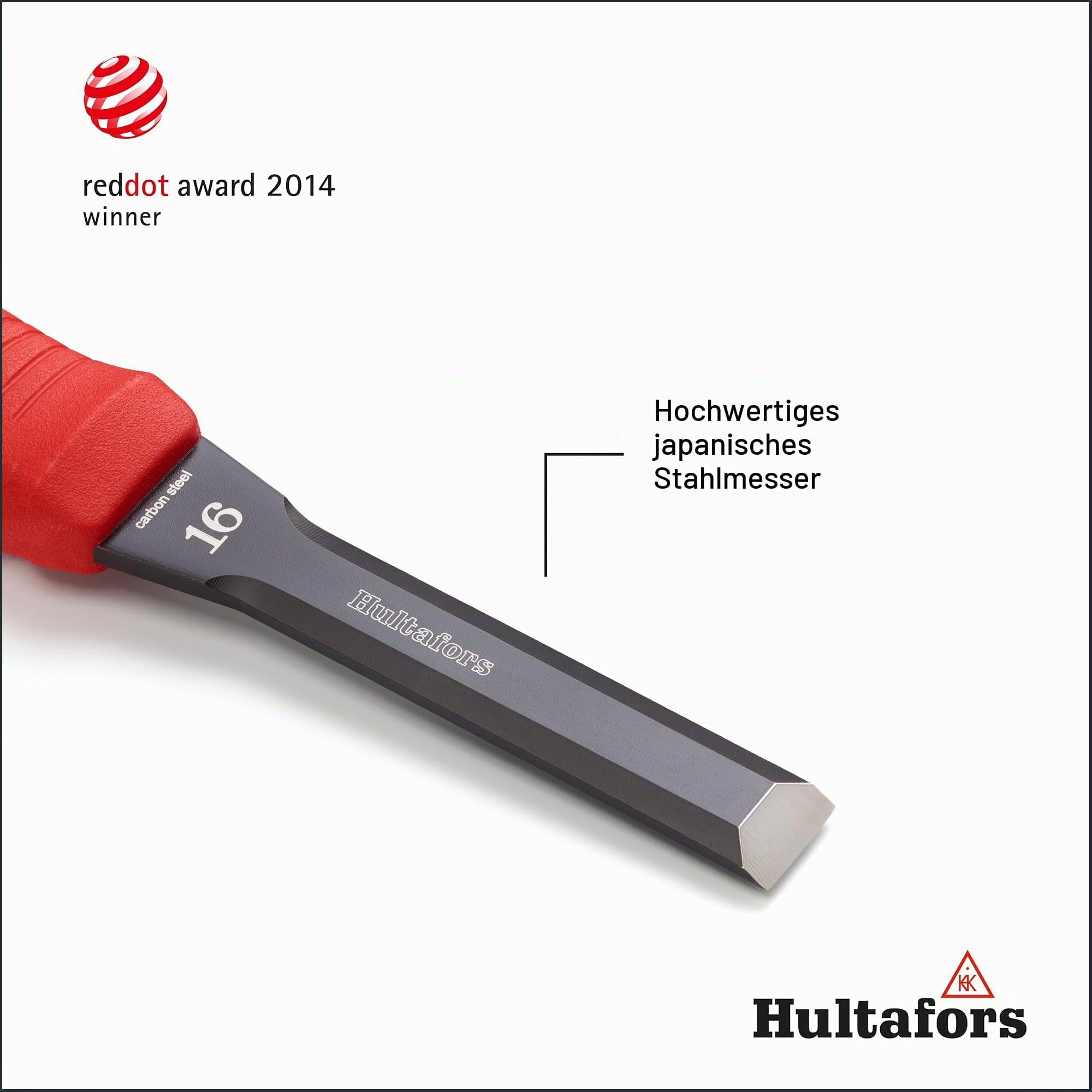 Hultafors 390005 Stemmeisen EDC, Stechbeitel-Set bestehend aus 6,10,12, 16 und 25mm (Set)