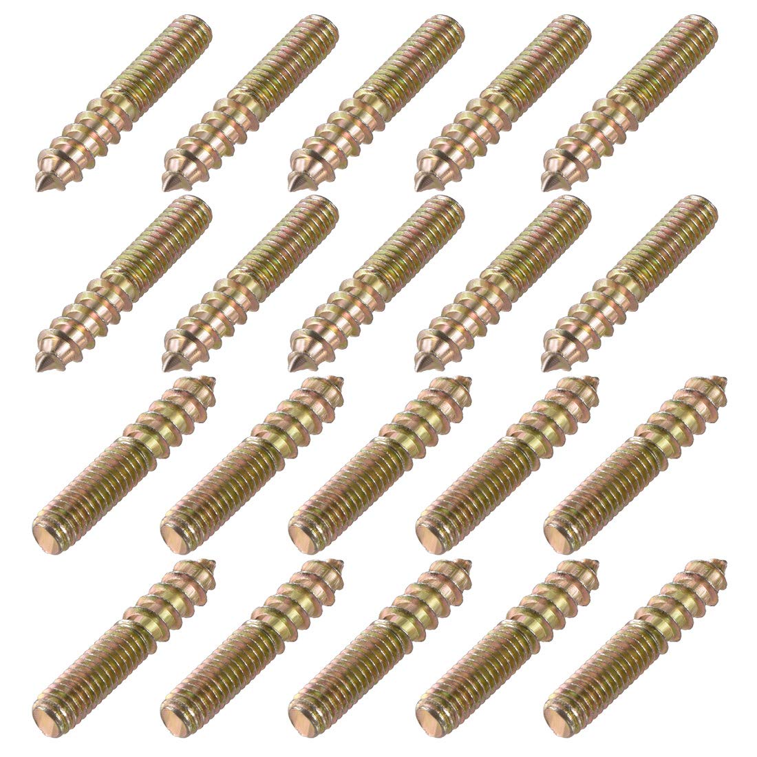 M4 Hanger Bolts - 20 Pack, Self-Tapping -12