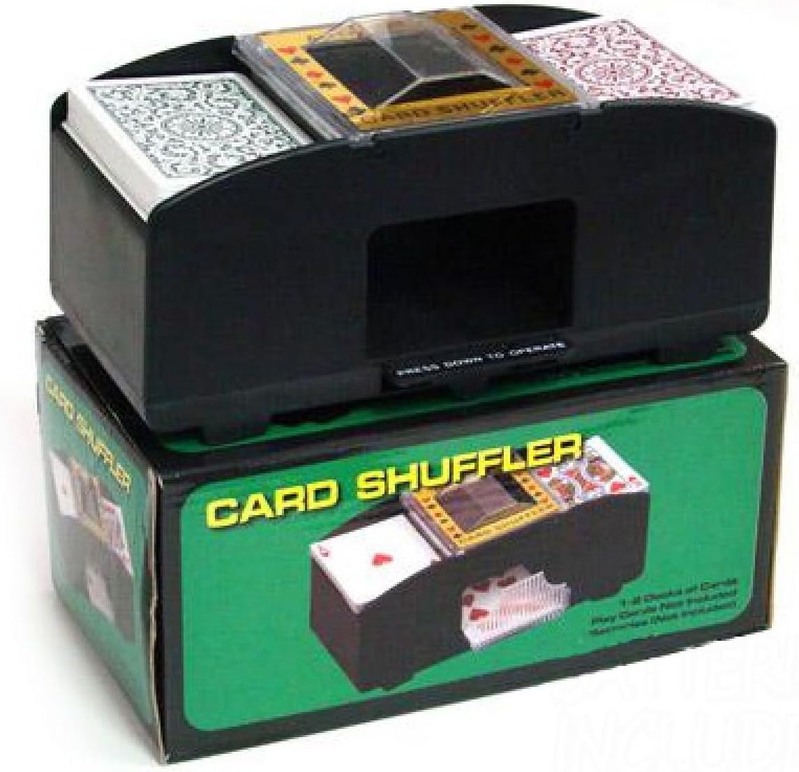 Brybelly GSHU001.GUSP01.GUSP02 2 Deck Card Shuffler with 2 Free