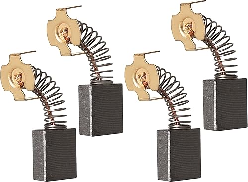 Paquete de 4 cepillos de carbono compatibles con sierra ingletadora Dewalt &Ridgid D24000DW713DW715DW7160502025007BTS21-D04 #614367-00, 0502025007,