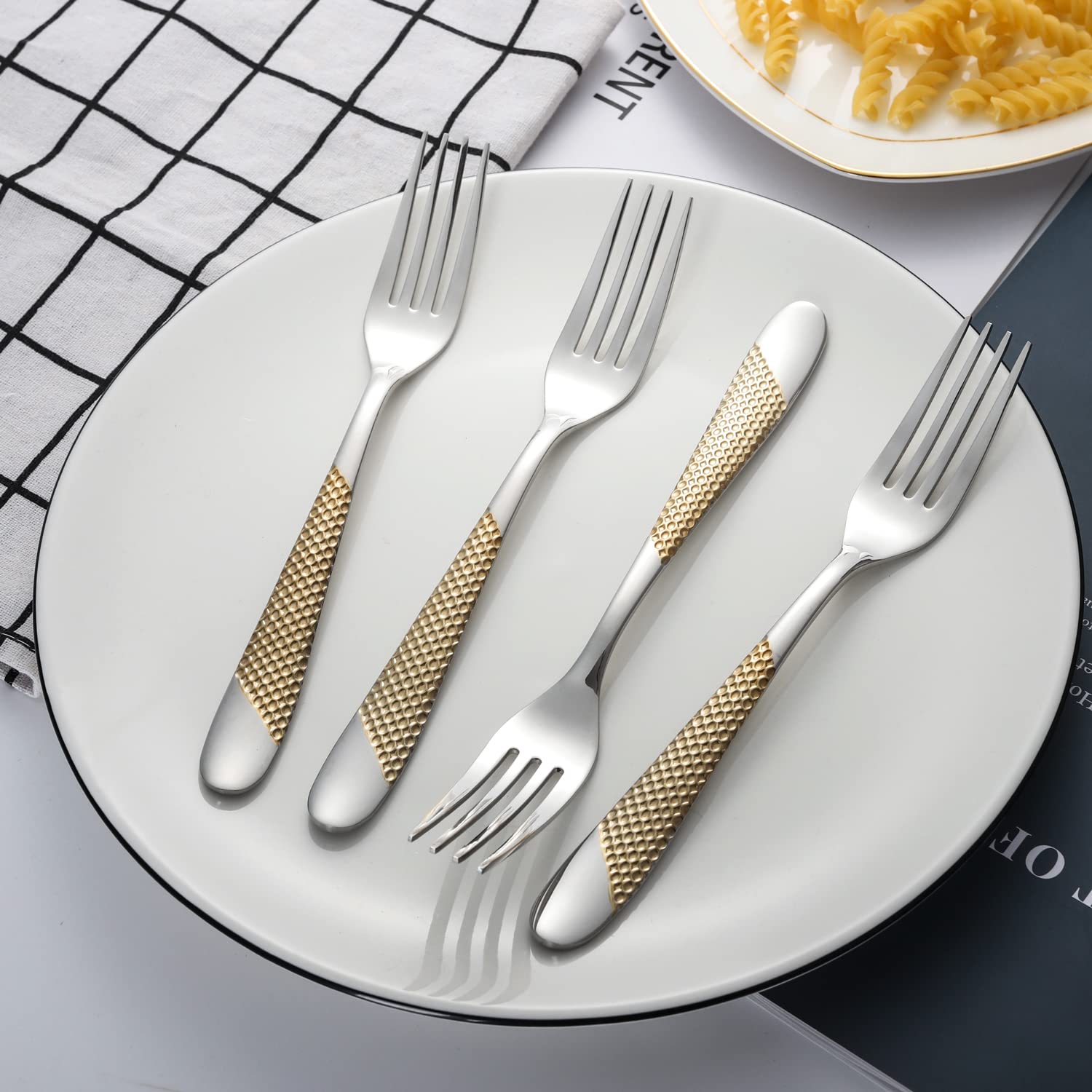 Dinner Forks Set of 4 Stainless Steel Forks Silverware Flatware Forks — Amazon image 6