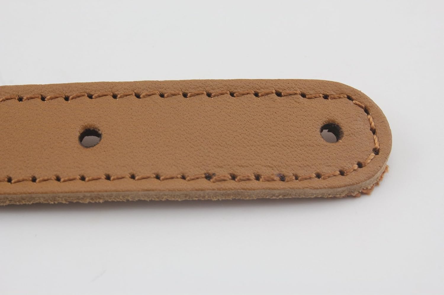 3dancraftit Pair of Rivet on Genuine Leather Shoulder Handbag Purse Strap Handles for Purse Bag Making Replacement 21 1/2" / 21 1/2" / 55cm Brown CK9B