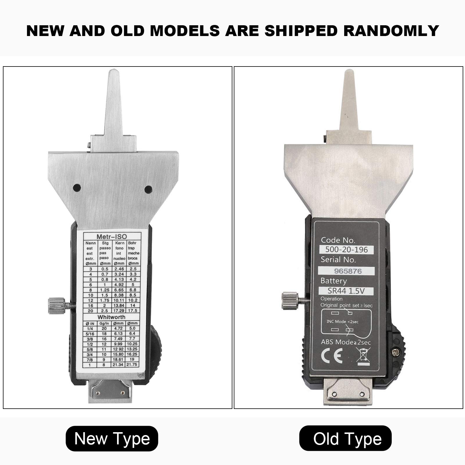 Respicefinem LCD Digital Depth Gauge High Accuracy 0.01mm for Tire InspectionTread Inspection Measurement Tool 0-25mm Suitable for Determining Tire Wear