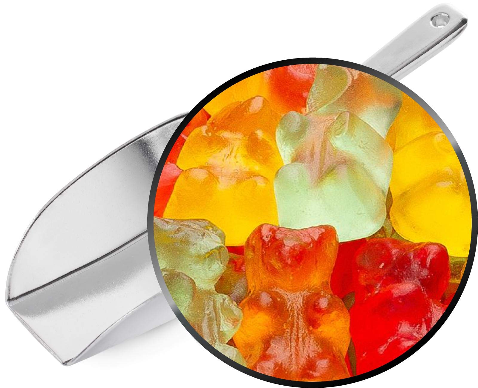 1 x 3kg Bunte Gummibären Zuckerfrei Gummibonbon Gummibärchen bunt aus süßem Gelee glutenfrei laktosefrei