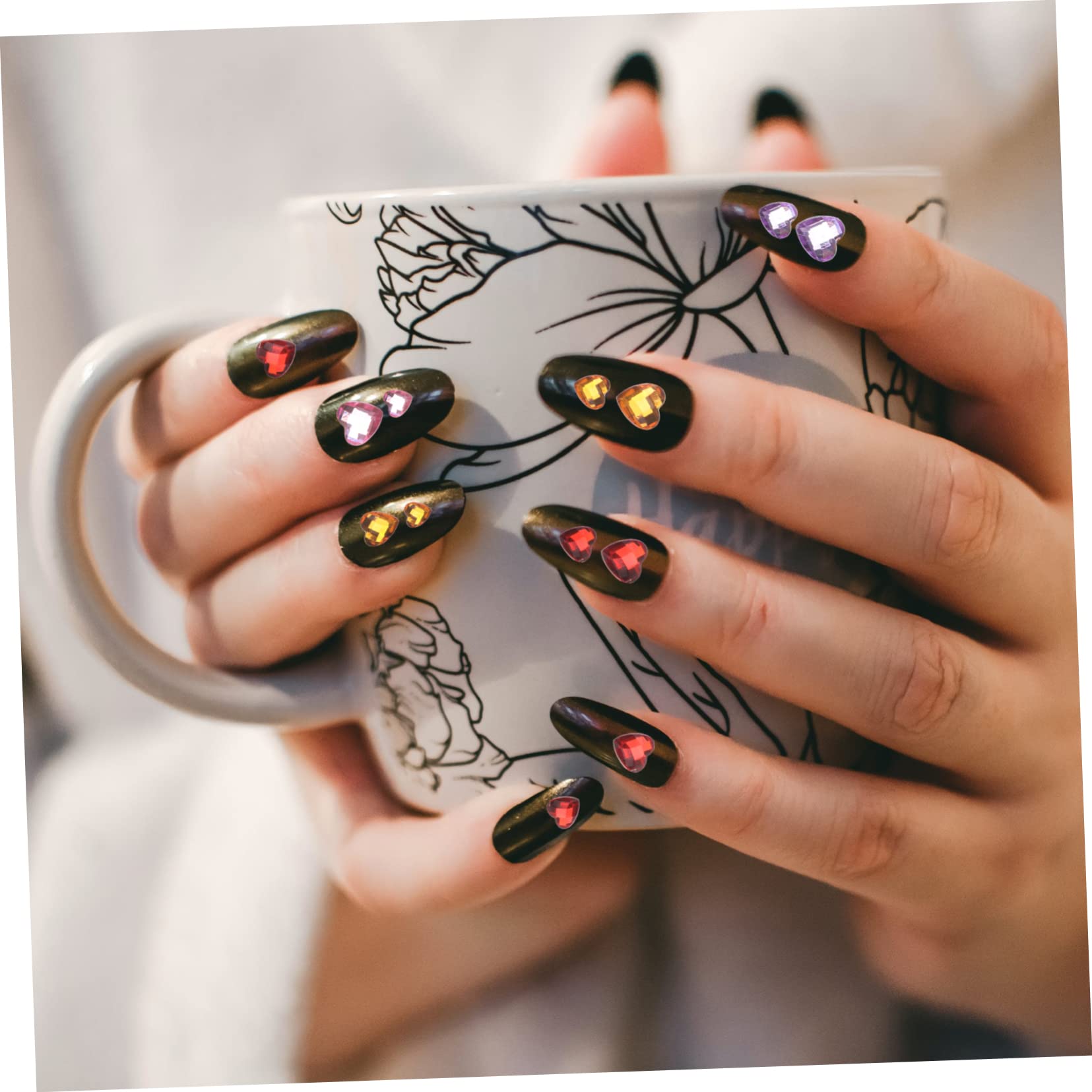Mipcase 3sets Ciondoli Per Unghie Di Decorazioni Per Nail Art Fai Da Te Per Manicure Professionale e Domestica