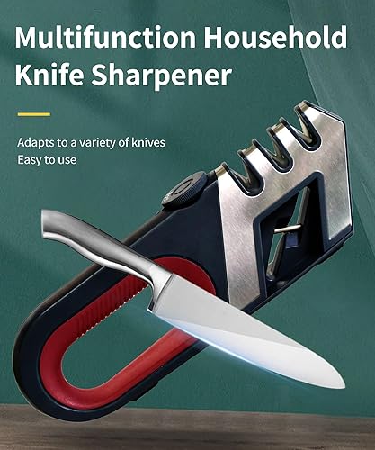 Miniatura 7 de Afilador de Cuchillos - Afilador de Cuchillos - Afilador de cuchillos manual - Afilador personalizado ajustable para todas las cuchillas, mango