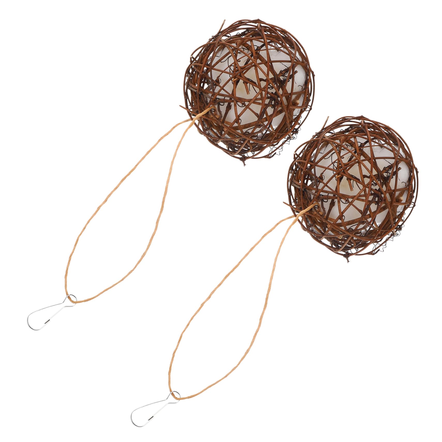 HANABASS 10pièces Jouets à Mordre pour Oiseaux De Fourrage Résistantes pour Perruches Et Petits Animaux Matériau De Nidification Naturel