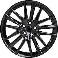LUNEGUE 19x8 Inch Gloss Black Alloy Wheel Rim for Toyota Camry XSE 2021-2024 | OE ALY75222U46N Replacement