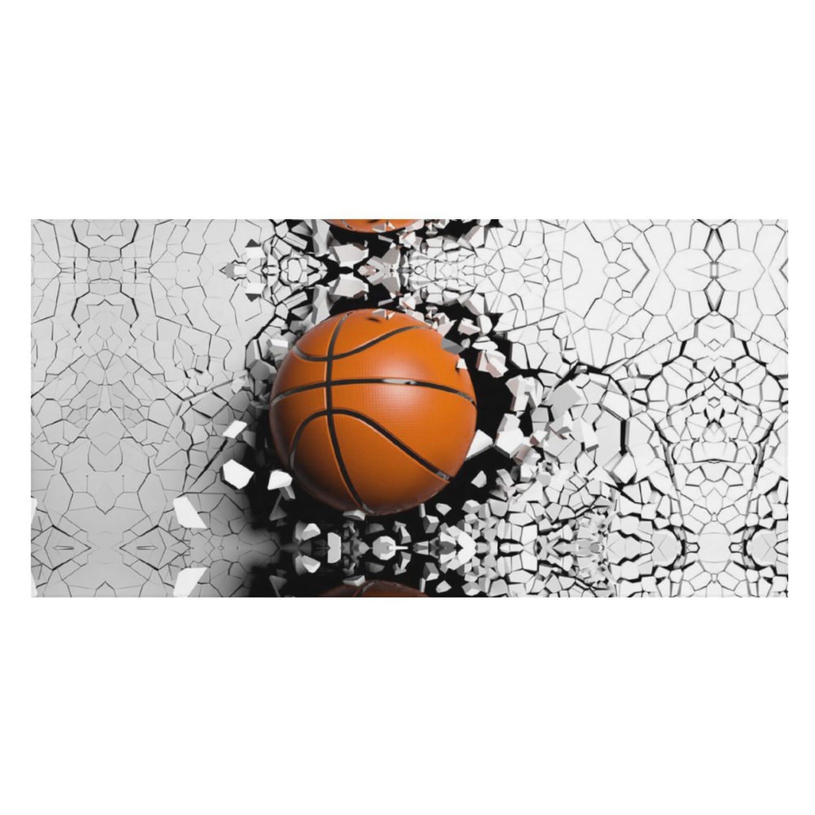 LWORZIIB Beach Towel, Basketball Bath Towel, Pool Towel Great for Gym Swimming 80 X 160cm