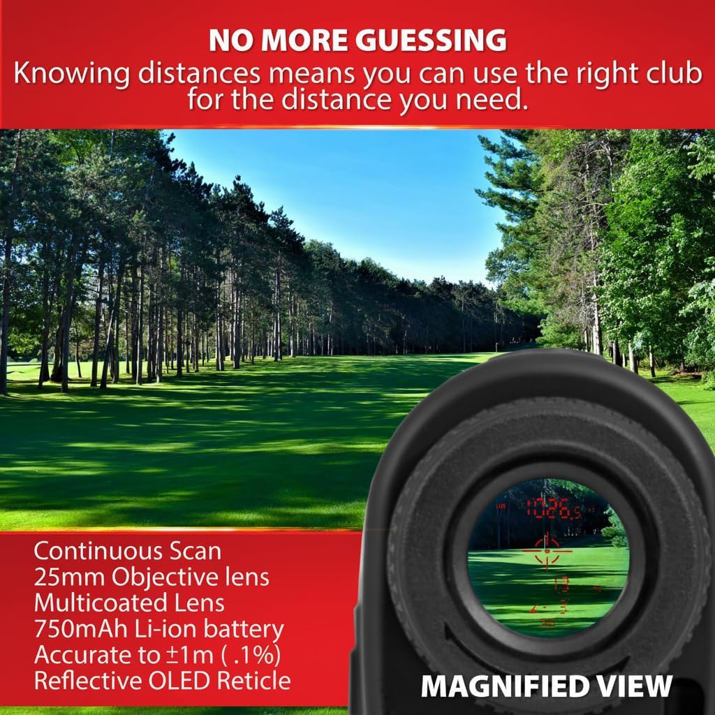 Golf Rangefinder with Slope