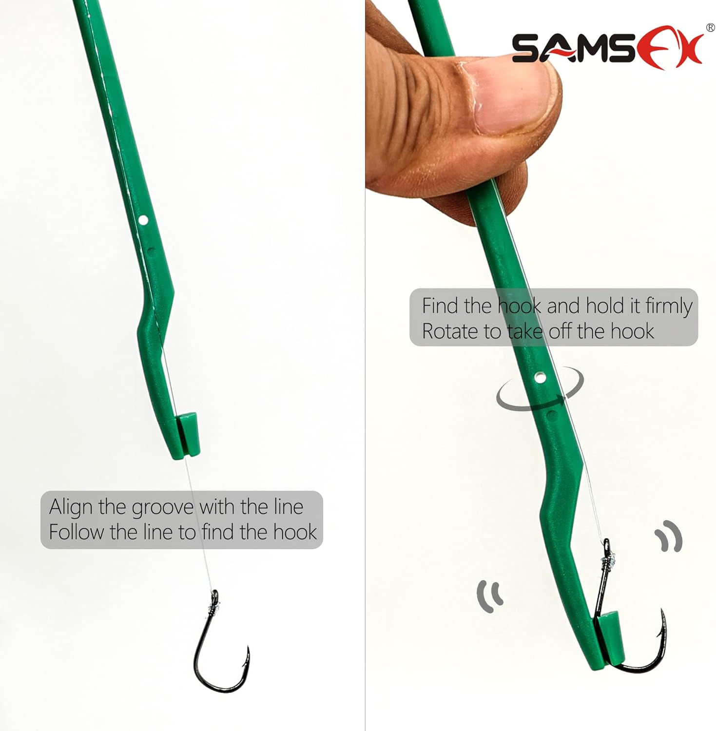 SSFX Fishing Hook Remover Tool - Disgorrs, Plastic Portable Unhook
