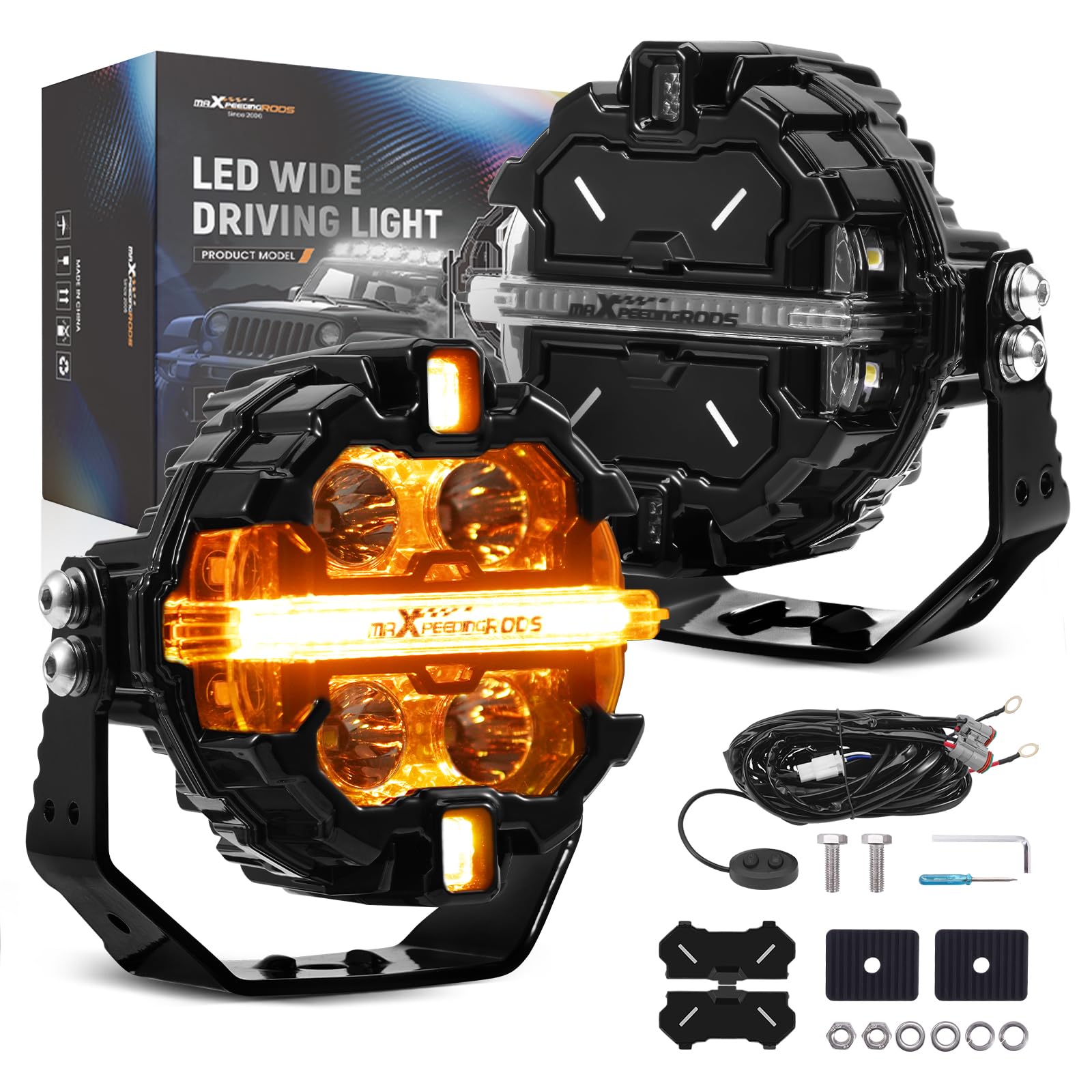 Amazon.com: maXpeedingrods 3.5 Inch 160W LED Off Road Lights19