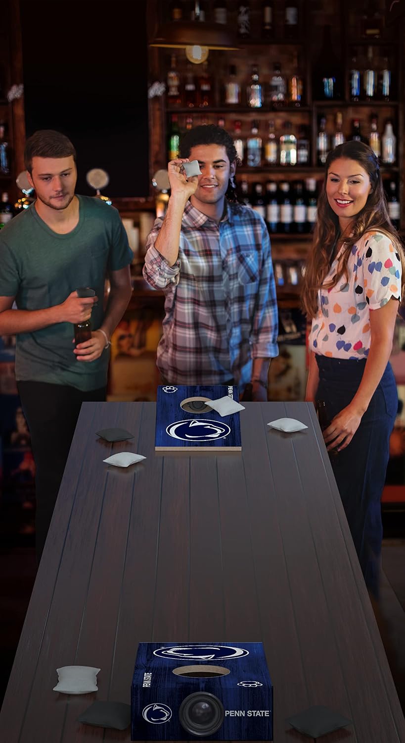 SOAR NCAA Tabletop Cornhole Game and Bluetooth Speaker