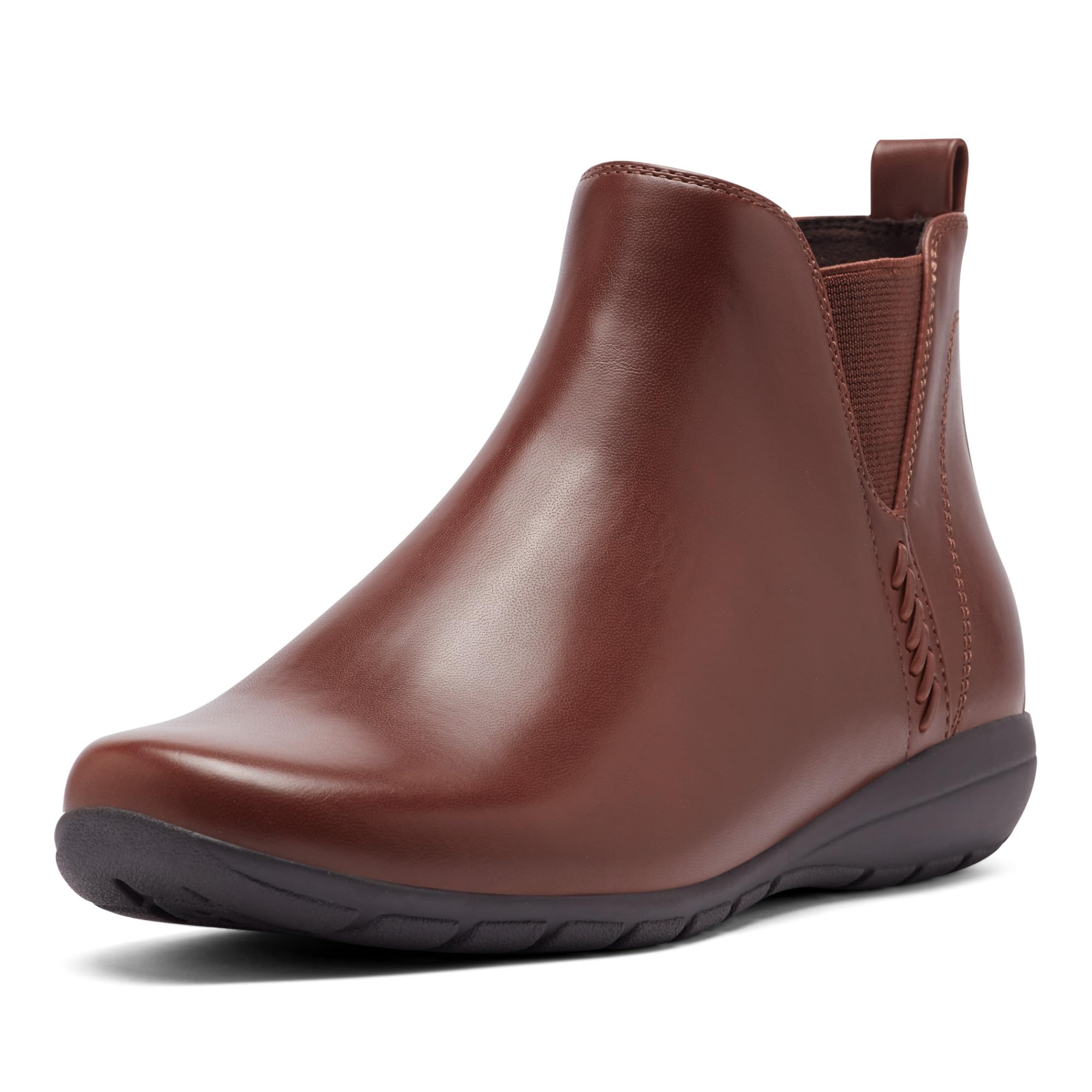 Easy Spirit Womens Austyn3 Square Toe Casual Ankle Booties Medium Brown 210 10 M