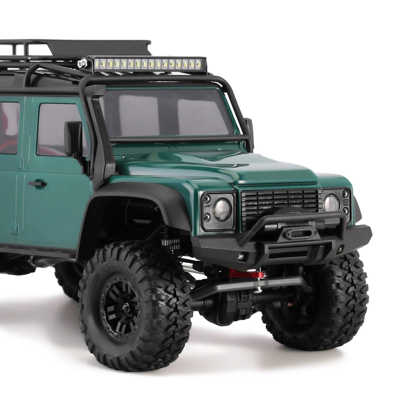Componentes Mejora RC para TRX4M para Defender 1/18 Coche Trepador Control Remoto Piezas Mejora Modelos Estable Práctico Ligero Compacto 16 Pod Luz Techo Metal 4M-26