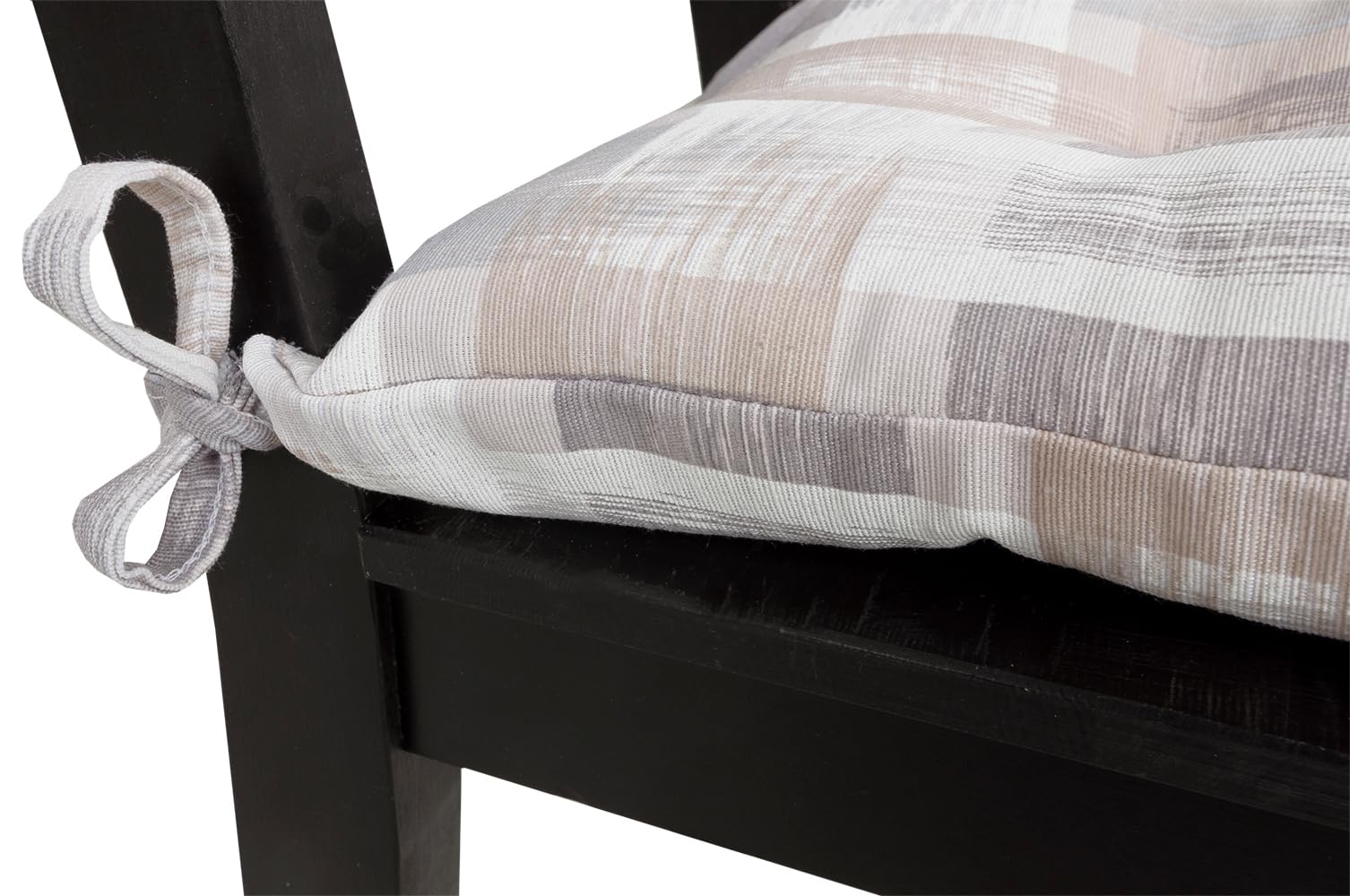 emmevi Set 4 Cuscini Sedia Shabby Chic Morbidi Imbottiti Ovatta Universali Coprisedie Cotone Lavabile