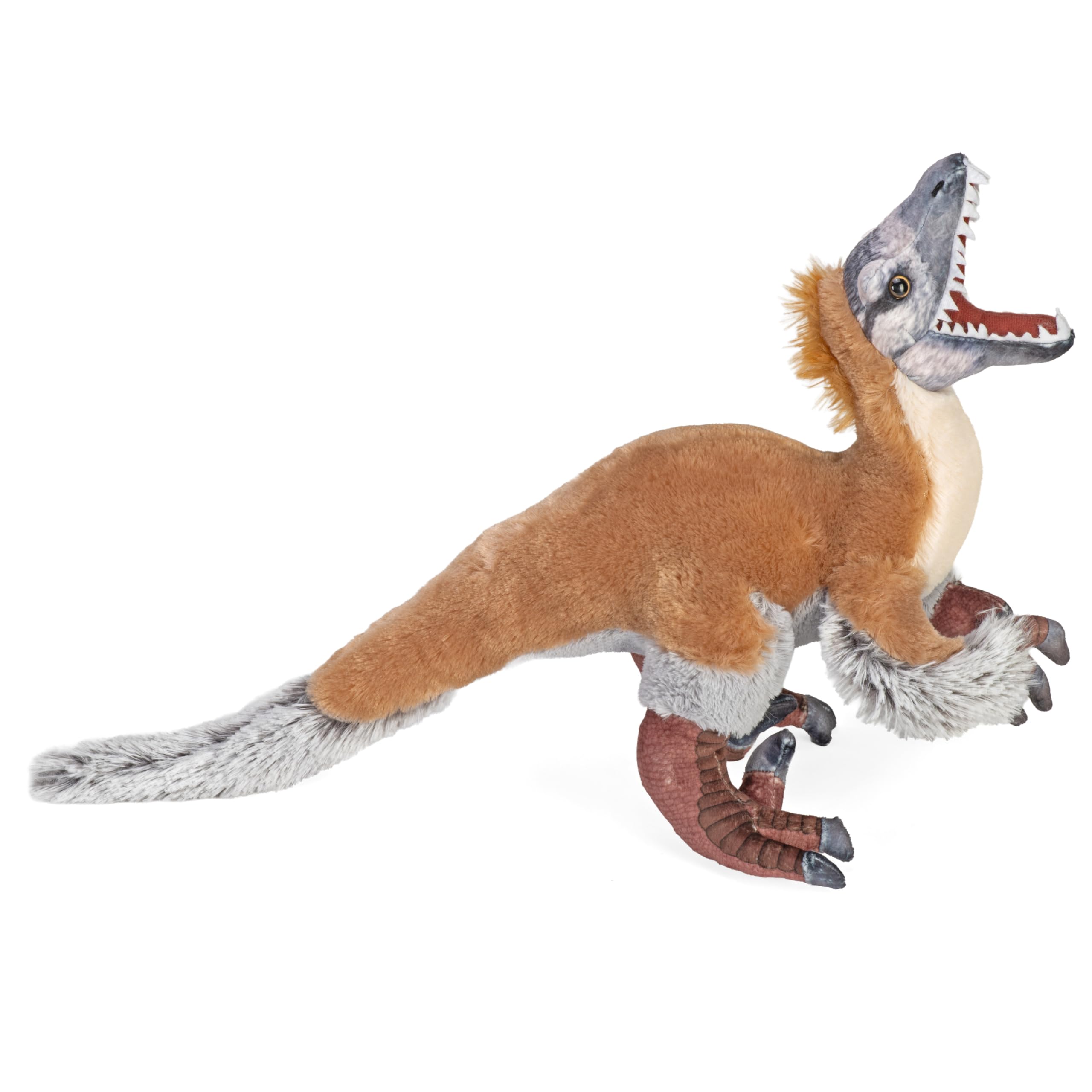 Everything Dinosaur Artist Dino Velociraptor Soft Toy