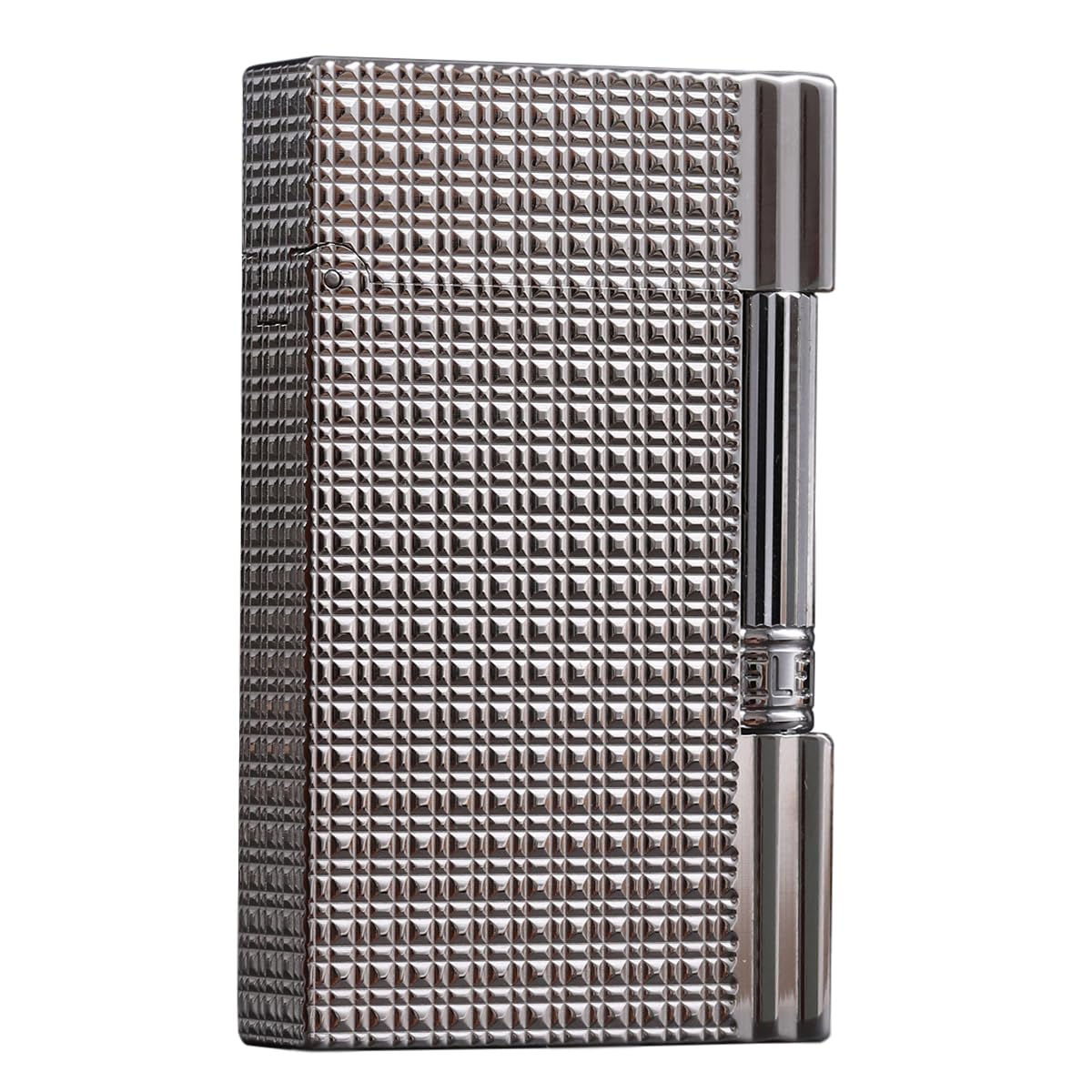 Classic Brass Lighter Luxury Exquisitely Carved Vintage Side Slide Ignition Butane Lighter Refillable for Men Dad Husband Unique