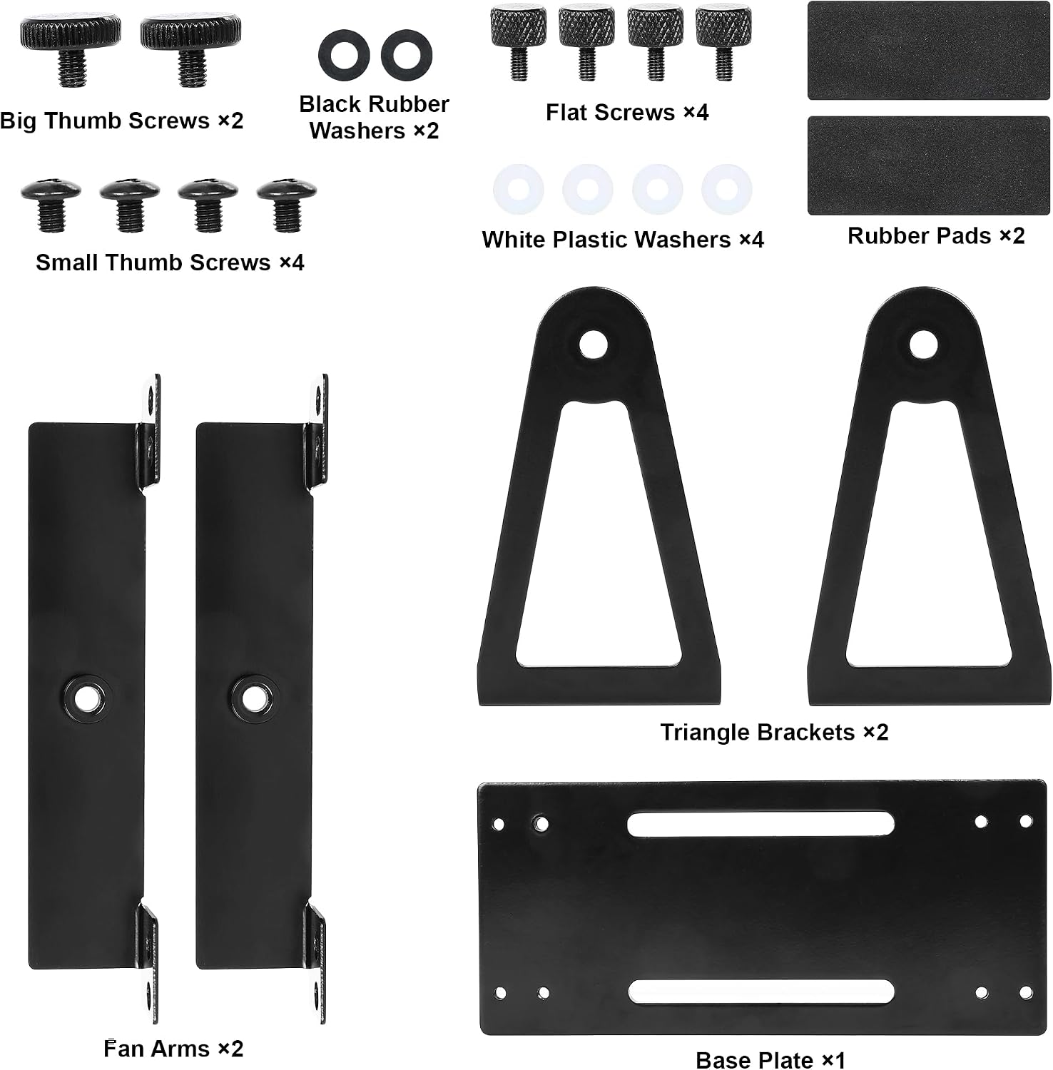 Adjustable PC Fan Stand for 120mm and 140mm Fans