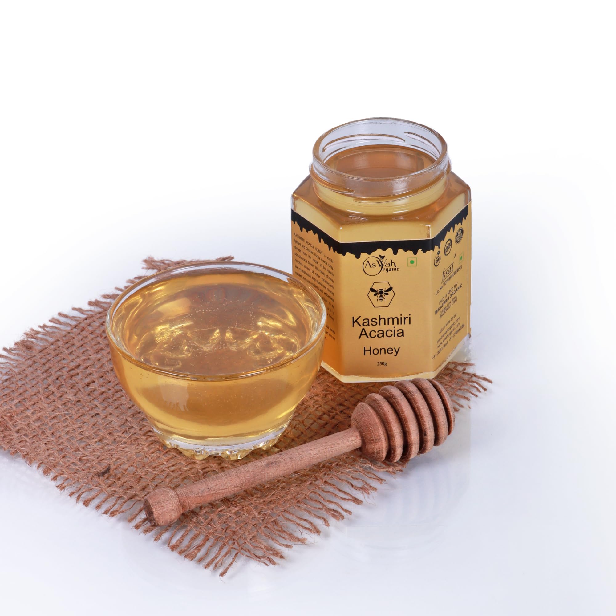AsWah Organic Kashmir Acacia Honey Pure Uni-Floral Honey | Organic Kashmiri Honey | Organic Uni- Floral Creamy Honey | Kashmiri Floral organic Honey | 250gm Creamy pure Honey Pack of 1 (B0BFX3PKTL) Amazon Price History, Amazon Price Tracker