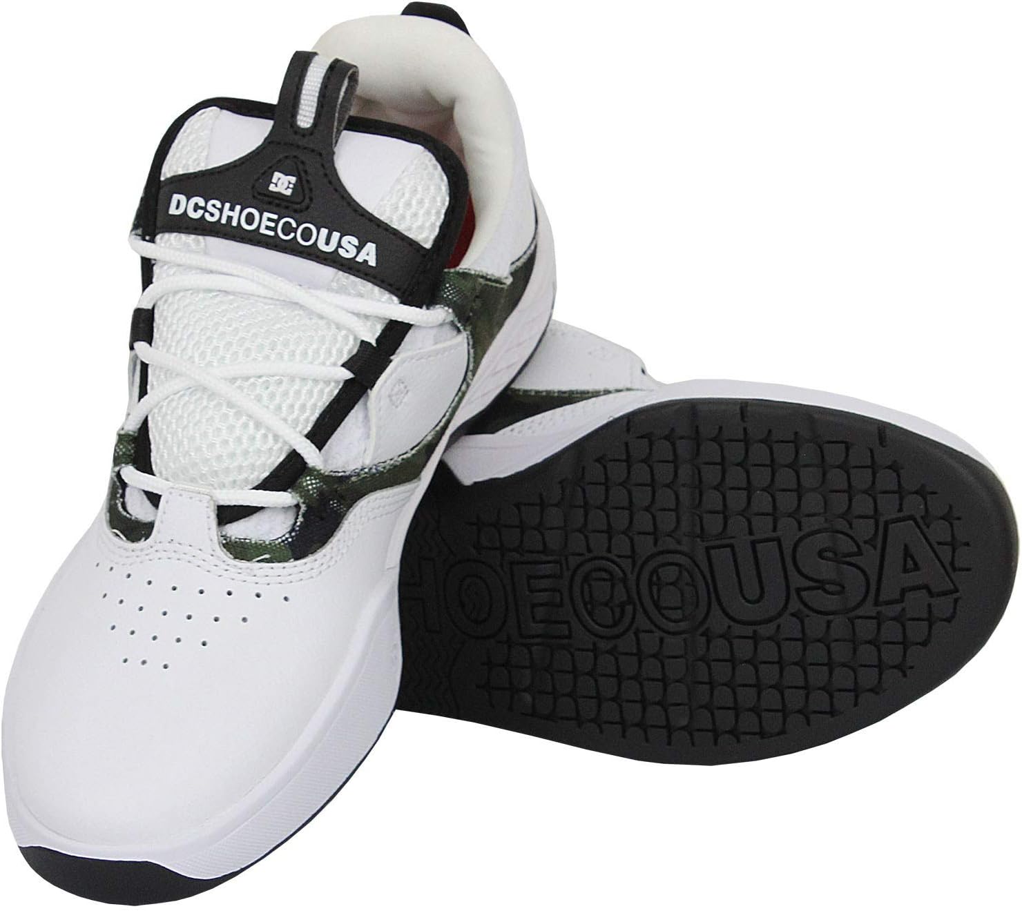 DC Kalis S Skate Shoes Mens Sz 12 White Camo