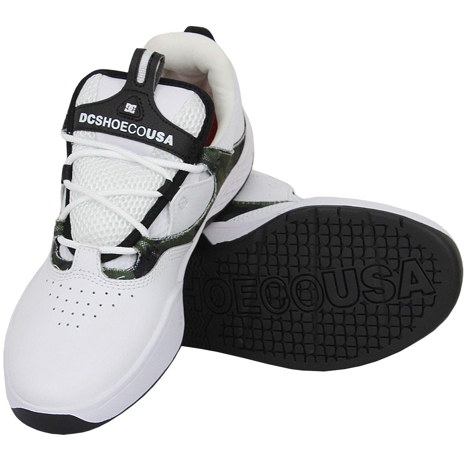 DC Kalis S Skate Shoes Mens Sz 12 White Camo