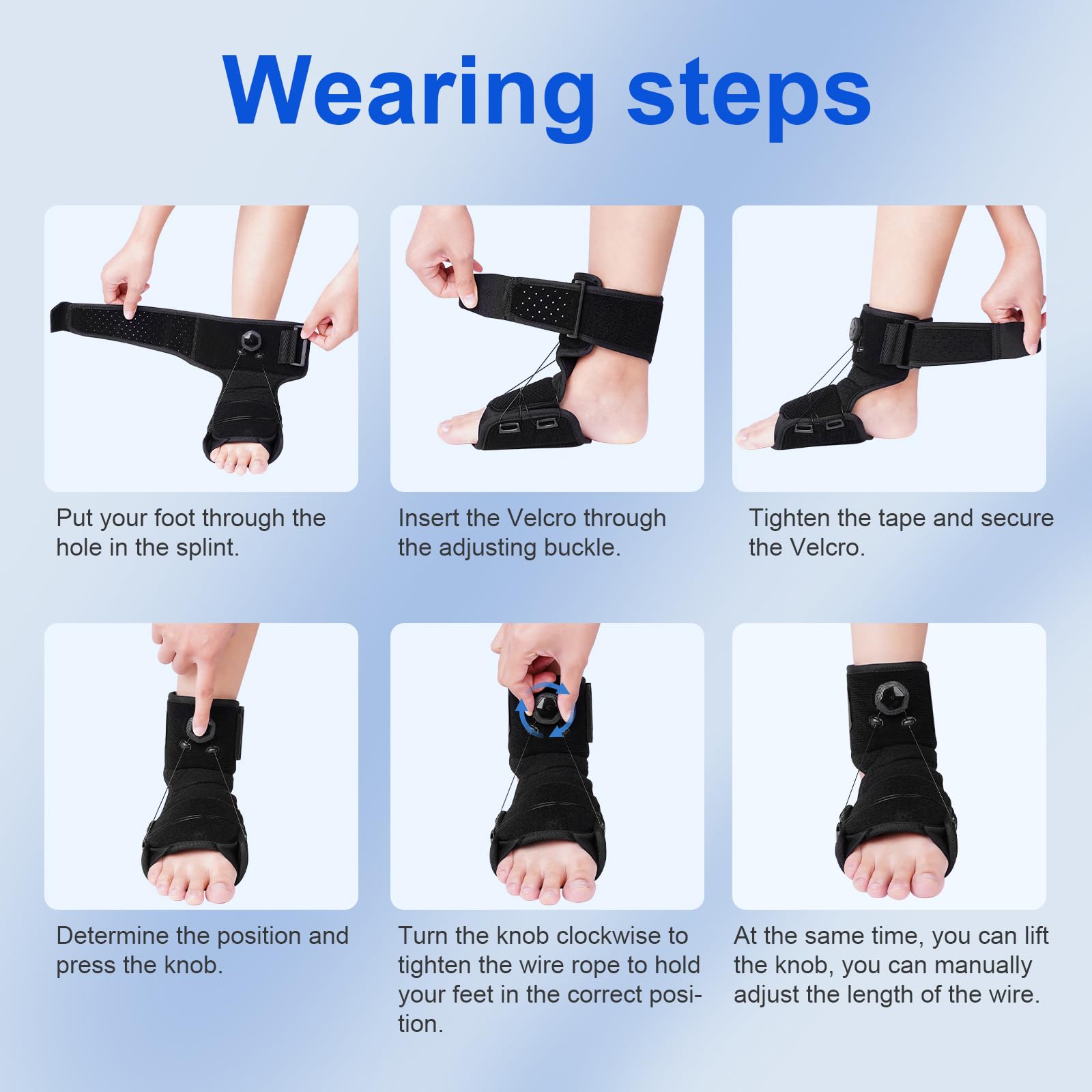 Drop Foot Brace,Lifting Up Foot Drop Brace For Walking,Relieve The Instability Of
