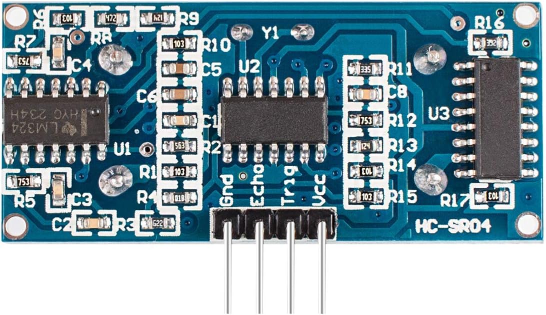 SunFounder Ultrasonic Module HC-SR04 Distance Sensor Compatible with Arduino R3 Mega2560 Duemilanove Nano Robot Rapsberry Pi 4B 3B+, 3B, 2 Model B & 1 Model B+