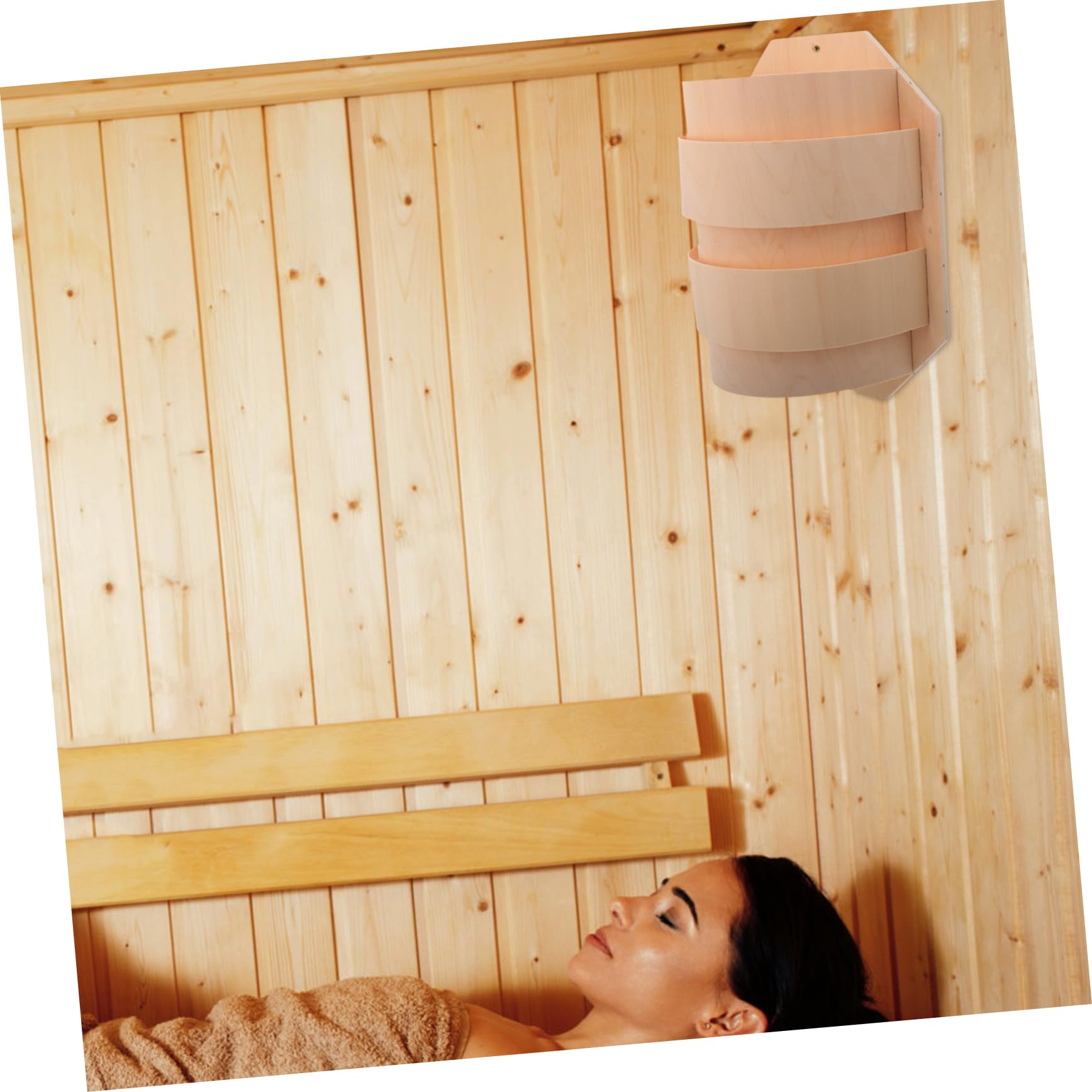 Sauna Lampenschirm, Hitzebeständig, Leicht, Dekorativ