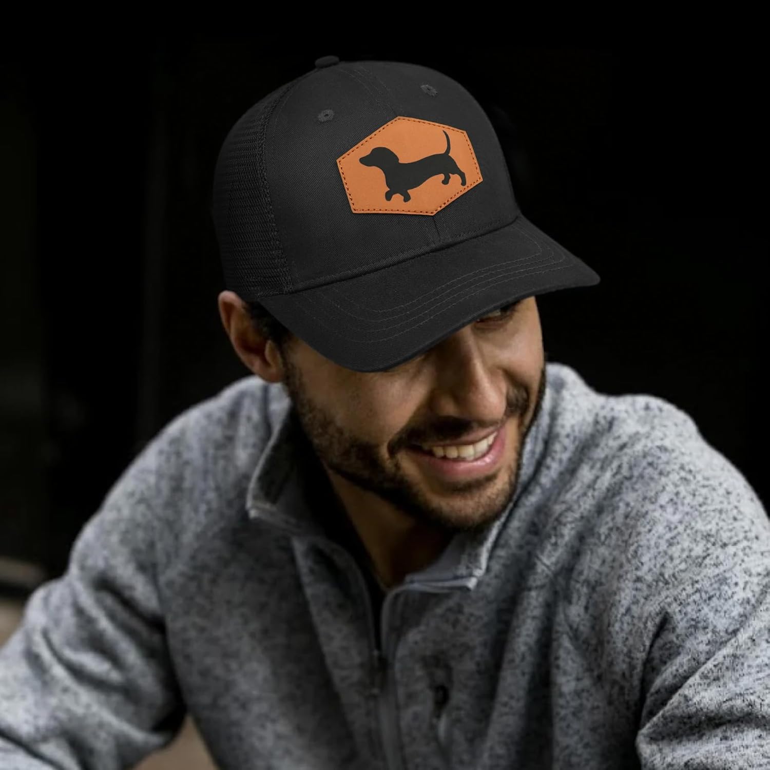 Dachshund Baseball Cap for Dog Lovers,Adjustable Baseball Hats for Men Women Black - Image 4