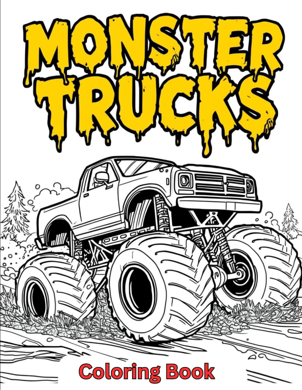 Monster Truck Coloring Book