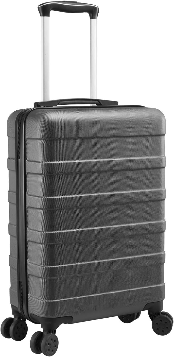 Cabin Max Anode Carry On Hand Luggage Suitcase - Lightweight, Hard Shell, 4 Wheels, Combination Lock…