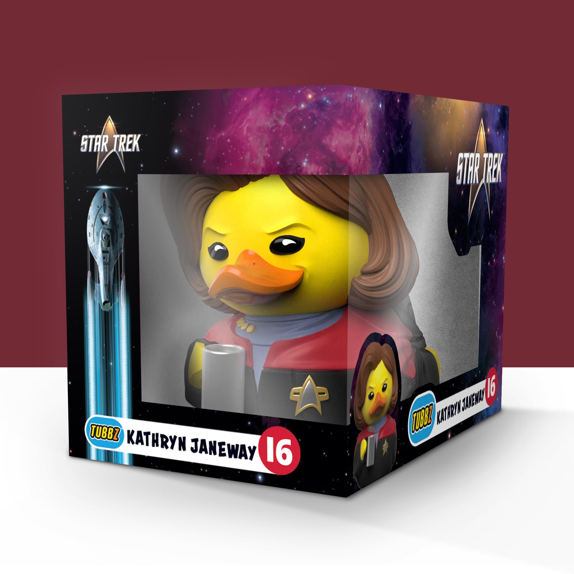 TUBBZ Boxed Edition Kathryn Janeway Collectible Vinyl Rubber Duck Figure - Official Star Trek Merchandise - TV, Movies & Video Games - Image 2