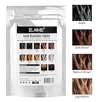 Vista 7 de Polvo de repuesto en aerosol de fibras capilares, 3.53 oz, marrón oscuro, corrector de pérdida de cabello fino, sin detectar y sin perfume, botella