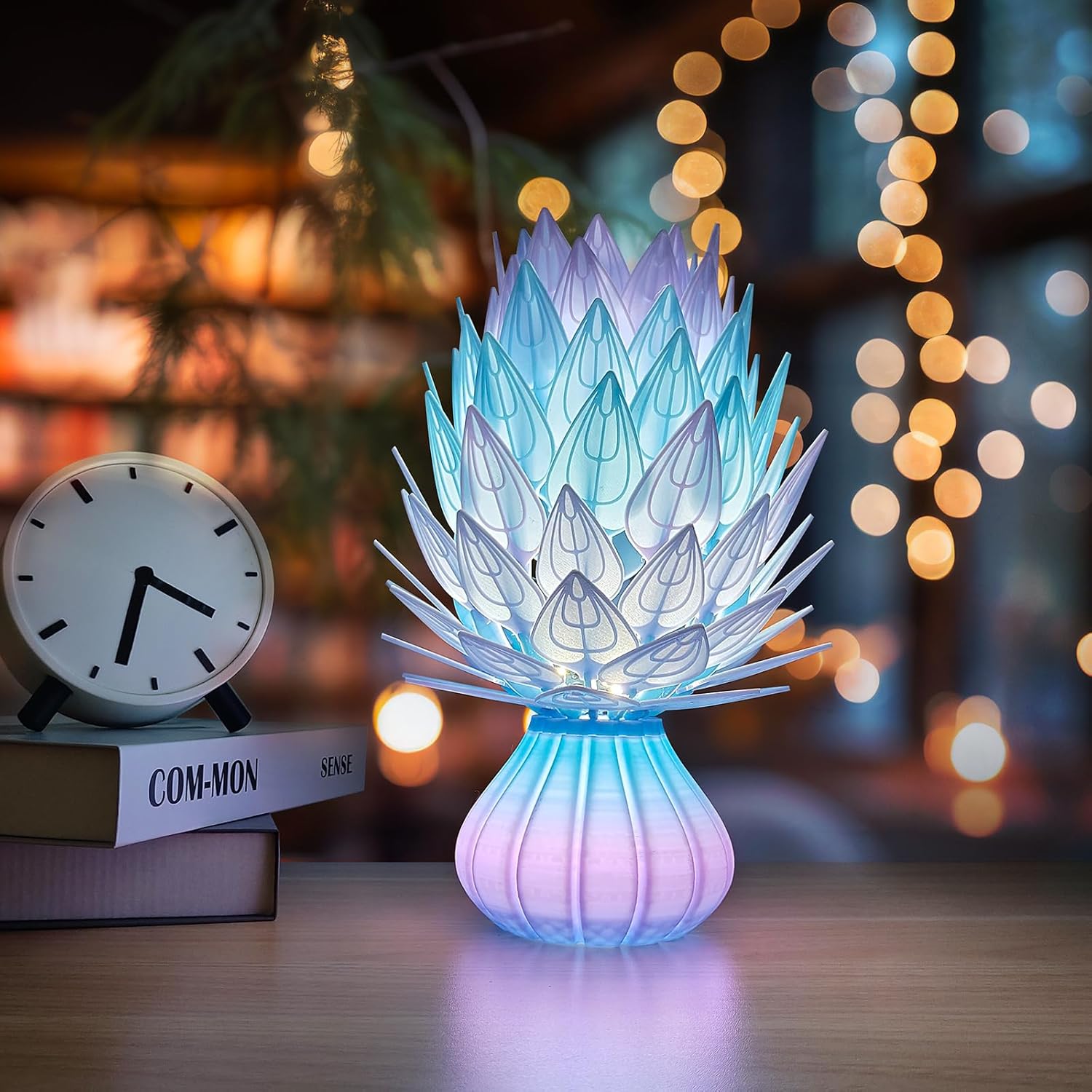 IEMAI PETG Filament 1.75mm, Translucent Dual Color Gradient Blue to Purple, High-Speed 3D Printer Filament Up to 600mm/s, 1kg Spool for Artistic Creations & Home Decor