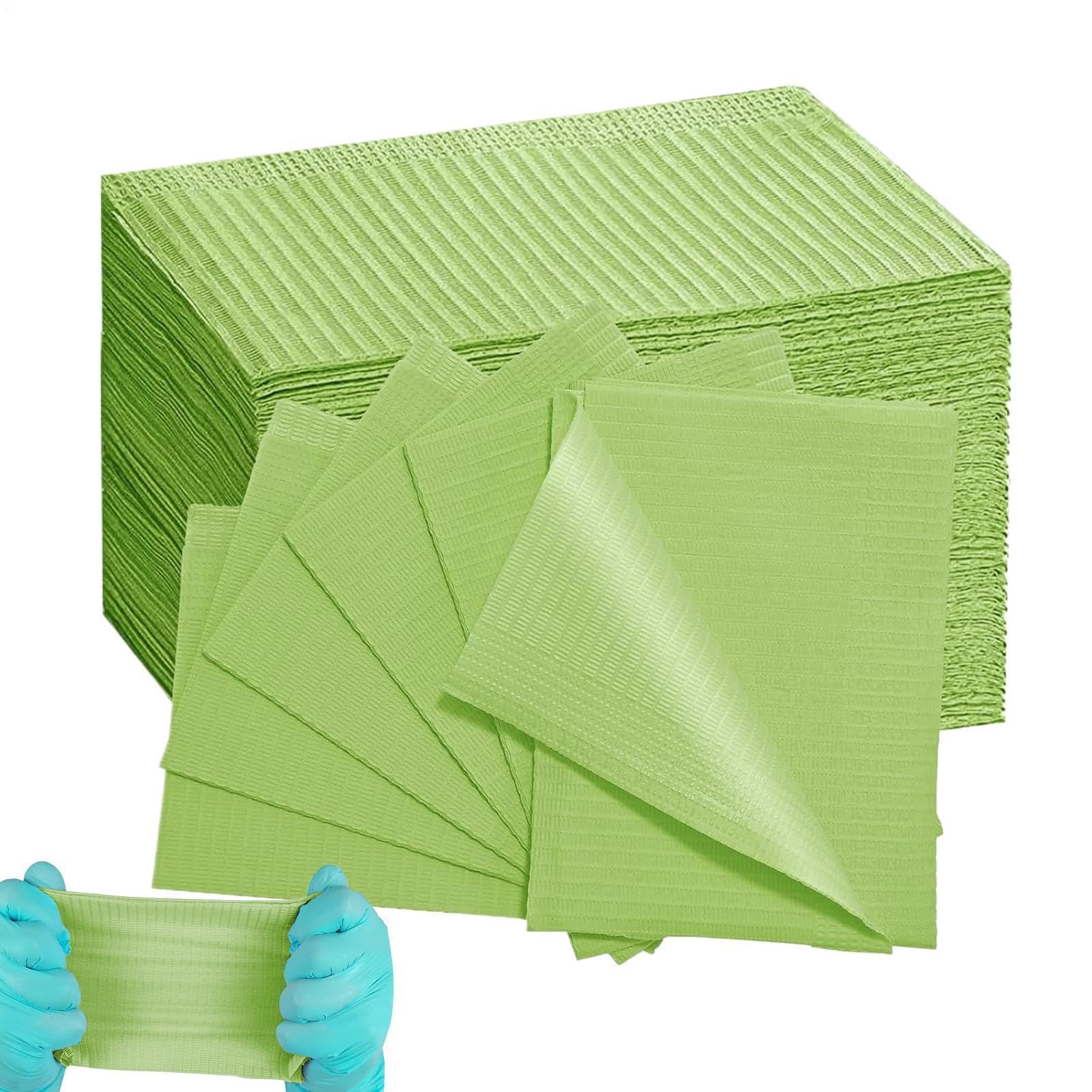 Tapete de uñas desechable y 125 toallas absorbentes impermeables para mesas de manicura y estética 8