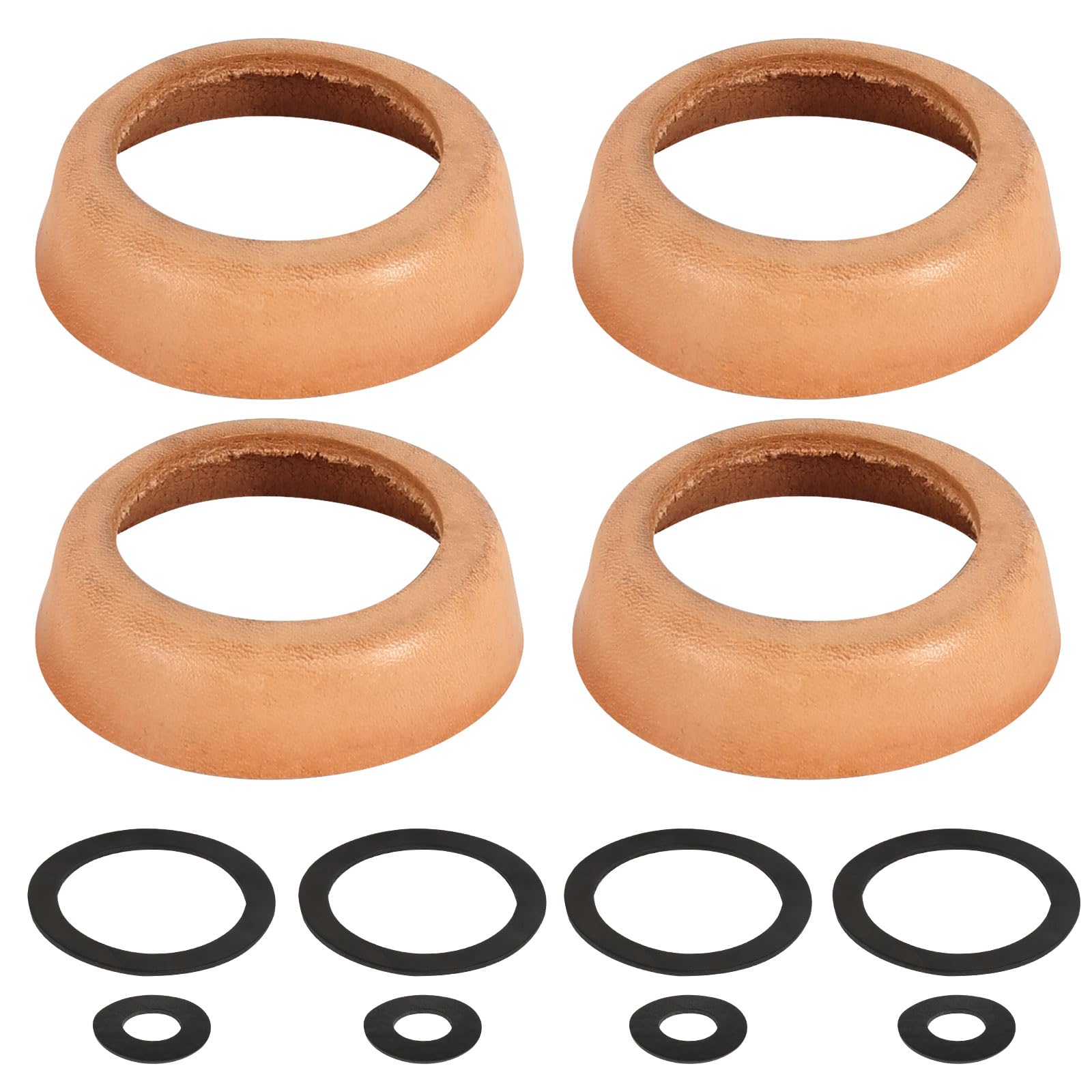 Lot De 4 Joints En Cuir Type 75 - Pièces De Rechange Pour Pompe à Bras Manuelle Jardin Et Fontaine